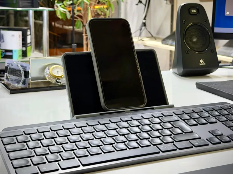 Акустическая подставка Alcantara Edition для планшета Logitech MX Keys и Keys S