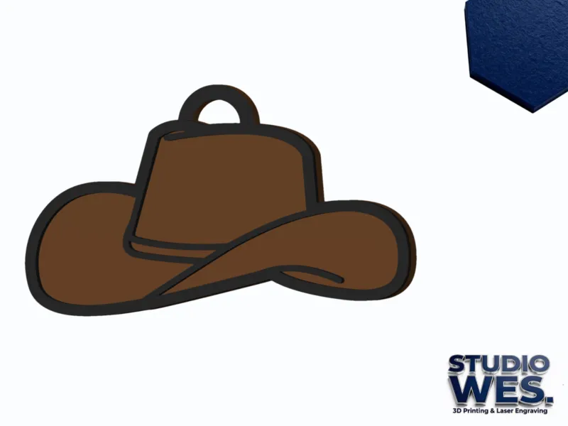 Cowboy Hat - Keychain v1