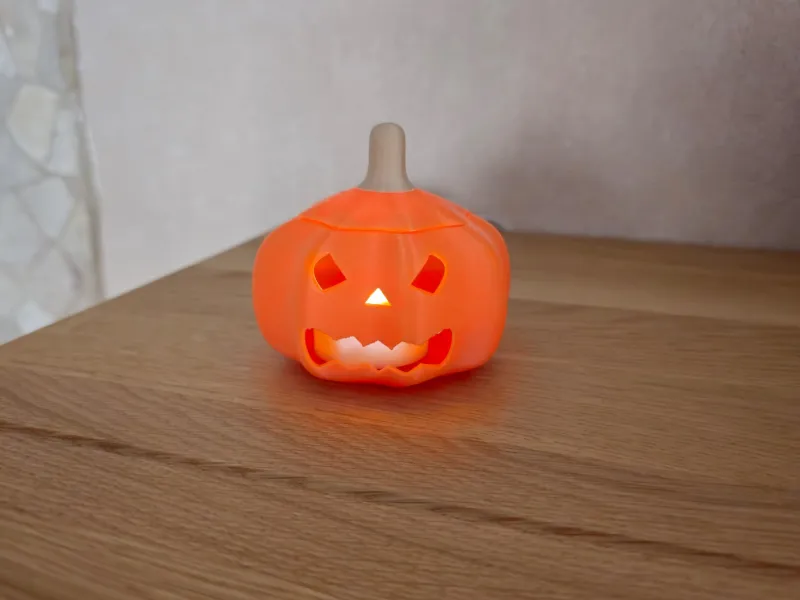 Spooky Pumpkin Lantern – LED Tealight