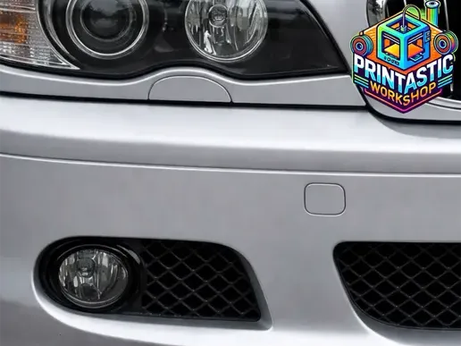 BMW E46 M-TECH FOG LIGHT MESH COVERS – FRONT BUMPER GRILLES