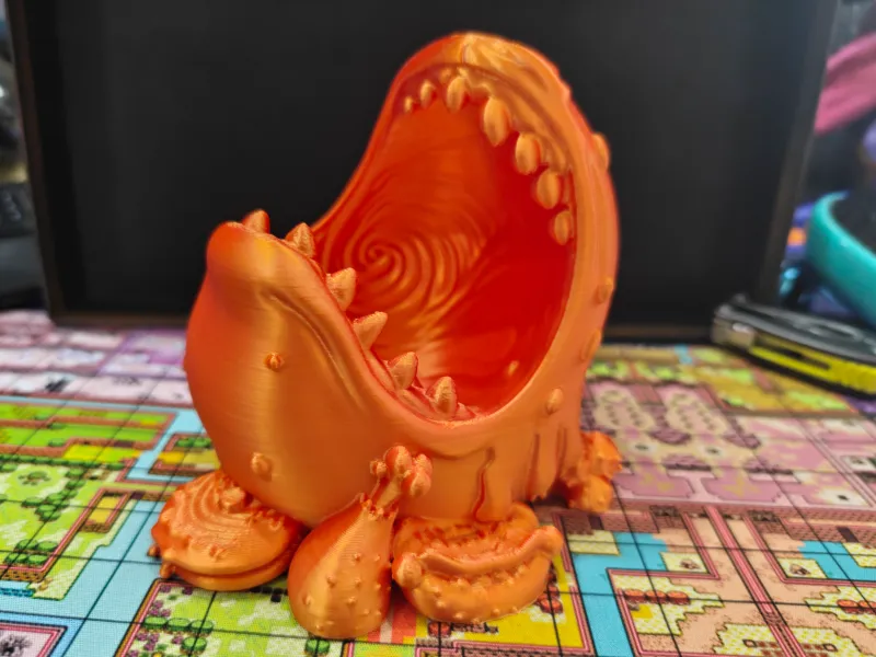 Monster Printer Poop Bin