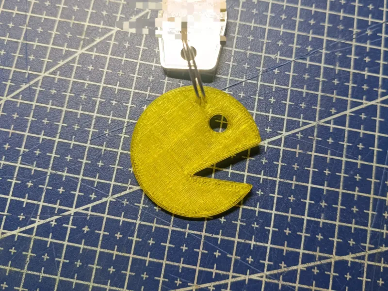 PacMan Keychain
