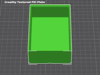3x2/36mm high Gridfinity stackable container