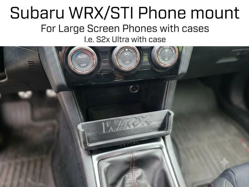 WRX 2015+ Phone Mount (S21-25_2-plates)