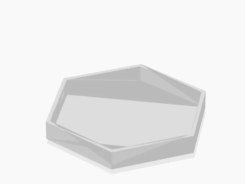 Hexagonal Serving Tray