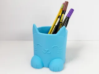 Cat Pen Cup