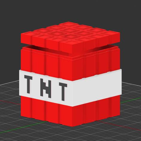 3D Printer Files | 3MF File | Minecraft Popcorn Bucket | Creality Cloud