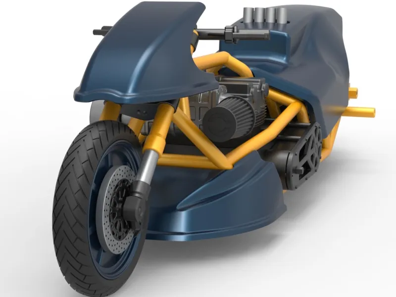 トップフューエル・ダートドラッグスターモーターサイクル 1:25スケール