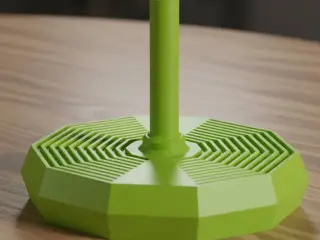 Decagonal Fractal Fidget with Handle