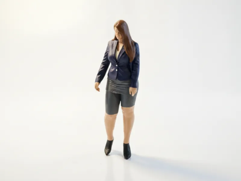 ビジネスウーマン プロフェッショナルフィギュア 3Dプリント可能