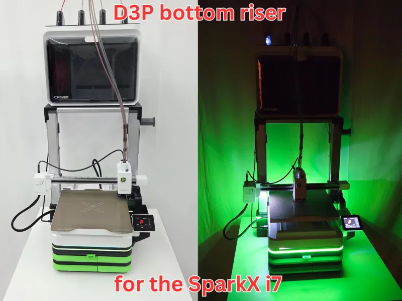 D3P SparkX i7用ボトムドロワーライザー