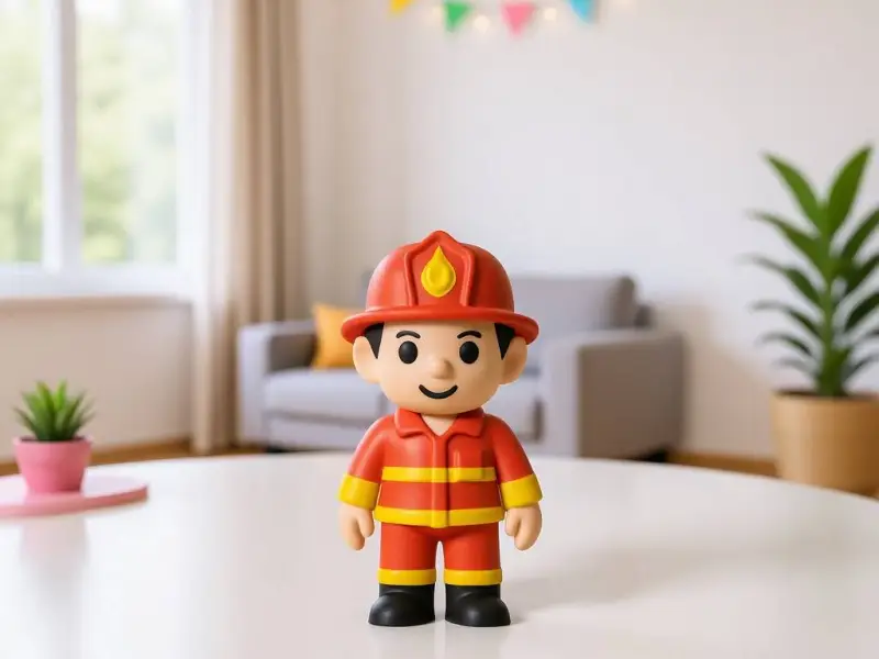 Cute Firefighter Boy