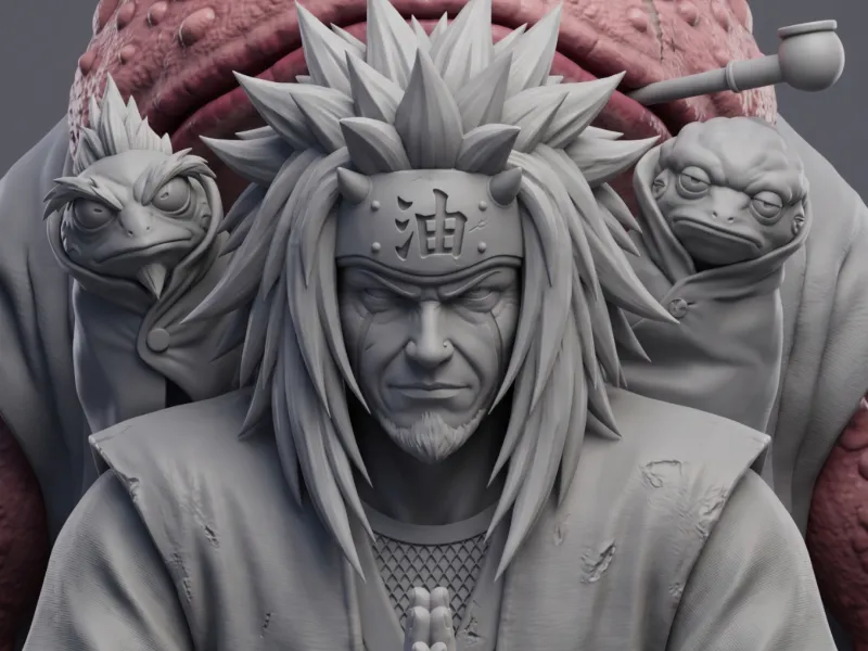 Jiraiya Bust - Naruto