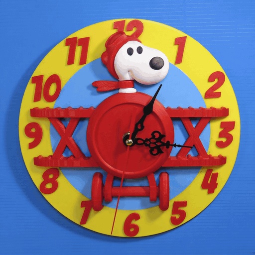 AVIATOR SNOOPY CLOCK