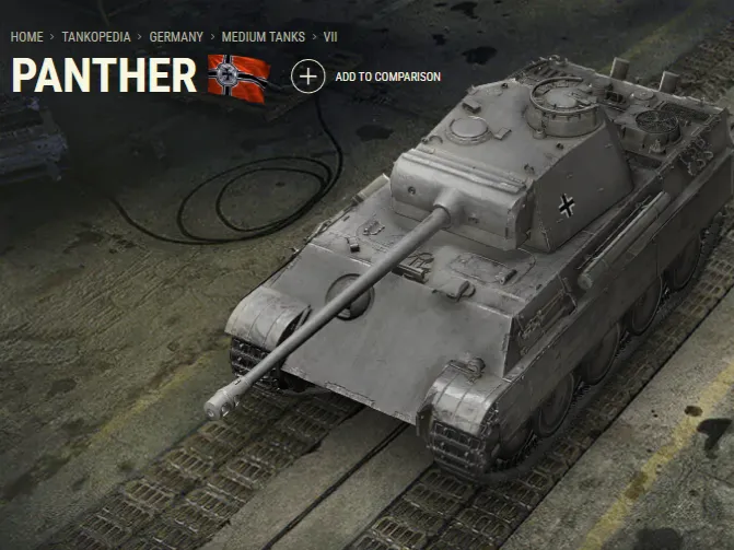 PANTHER GERMENY MEDIUM TANK 1943