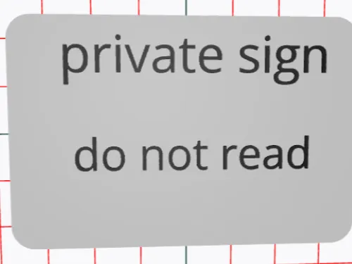 sign
