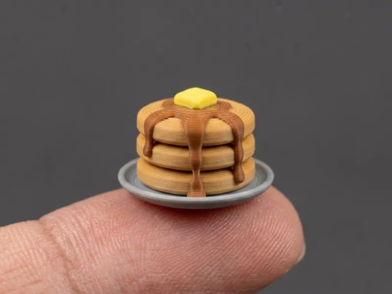 tiny pancake stack