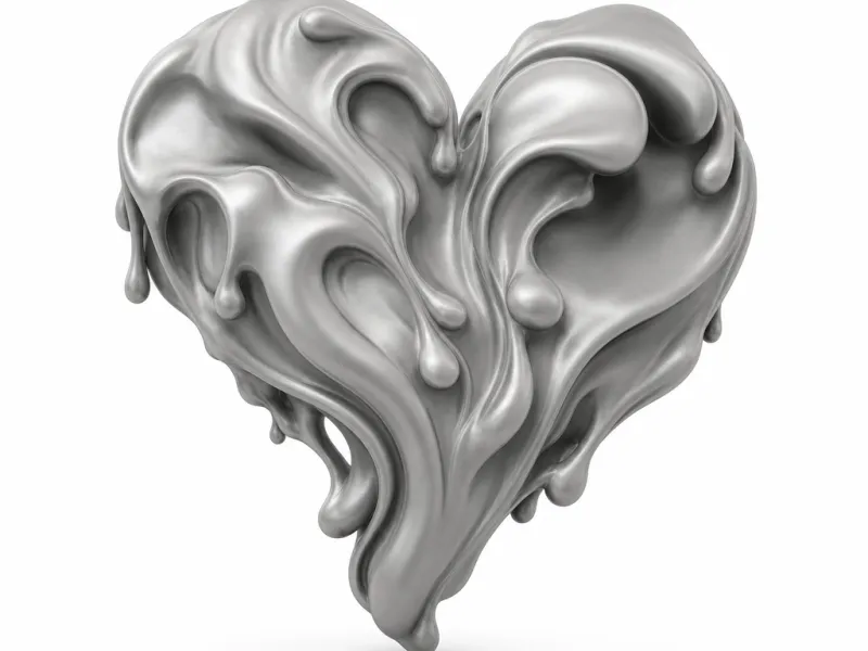Liquid metal heart