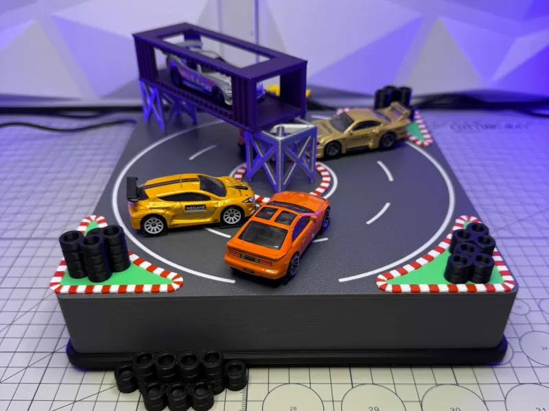 Drift-Diorama im Maßstab 1:64 von Danko Creates