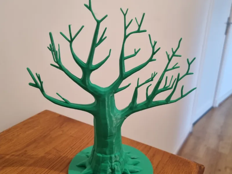 support porte clé arbre