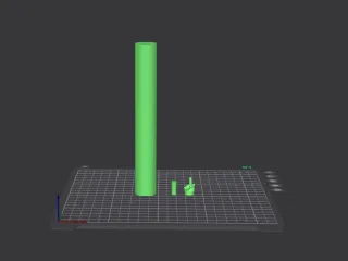 Collapsible Pointer Finger (No Supports Needed)