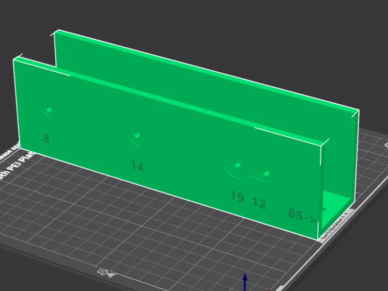 Door and gate lock template  72x34