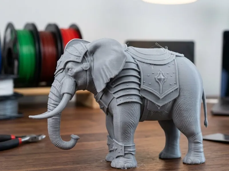 elephant in armor