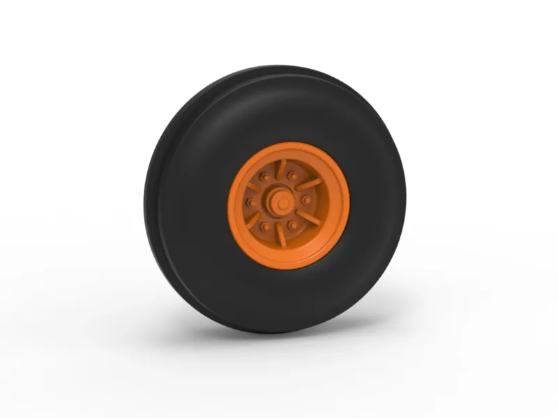 Rear wheel of Racing Combine Harvester Version 2 Scale 1:25