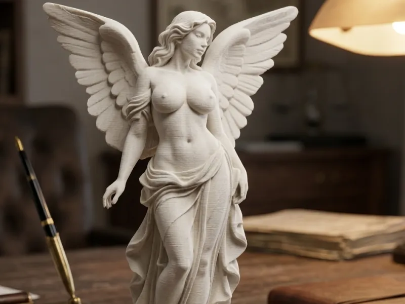 nude angel statue