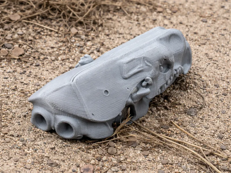 Armored Shrew Skull