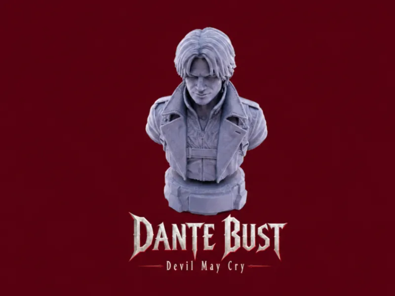 รูปปั้นครึ่งตัว Dante - Devil May Cry