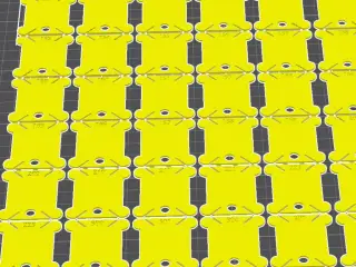 Numbered Flat Thread Bobbin