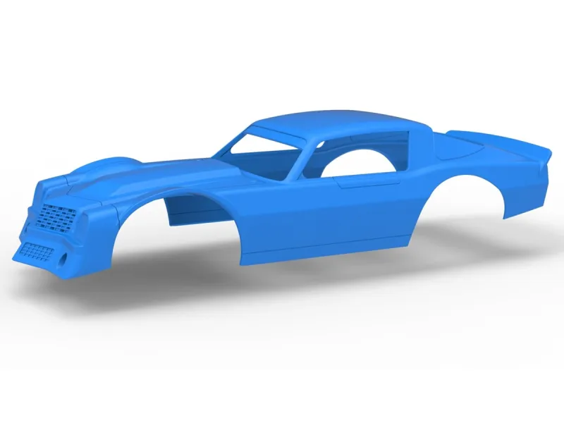 Shell of Vintage Dirt late model Race car Scale 1:25