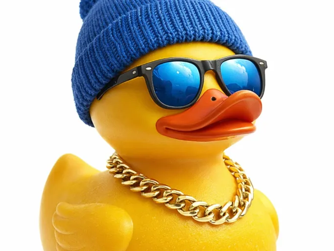 Cool Duck – Hip Hop Rubber Duck 3D Print Model
