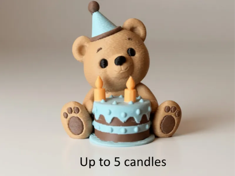 Urso de Aniversário Benny – Coleção de Ursinhos de Pelúcia Aconchegantes