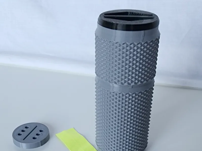 Ribbed Utility Knife Blade Snapper & Disposal Cartridge (V3)