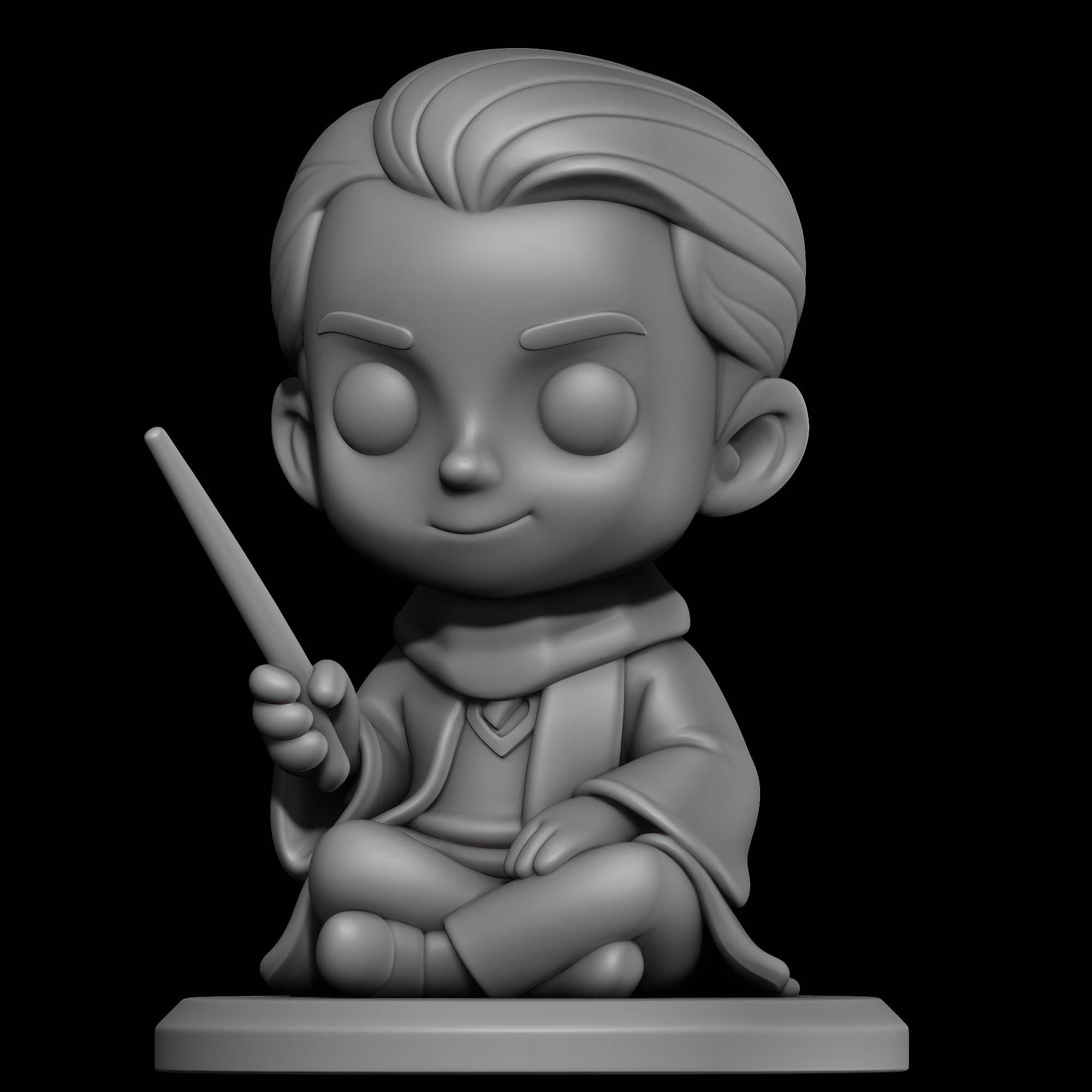 Draco Malfoy – Chibi Style 3D Printable Figurine