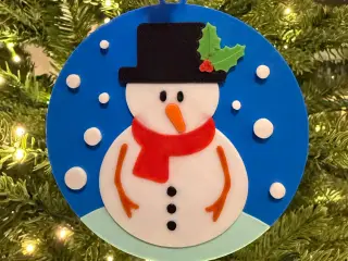 Snowman Globe Ornament