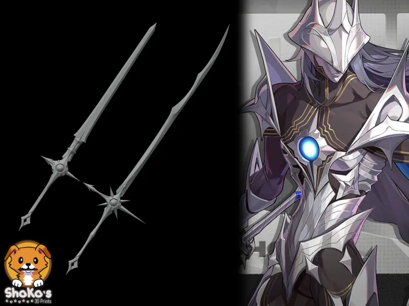 Pyrois - Swords - ZZZ Zenless Zone Zero Cosplay Prop