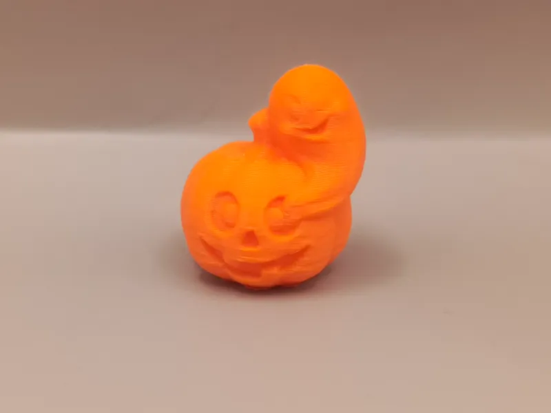 Statuetta di Fantasma e Zucca - Halloween
