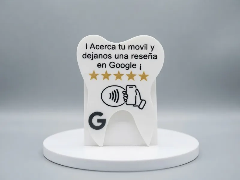 Tarjeta NFC para Reseñas de Google dentista