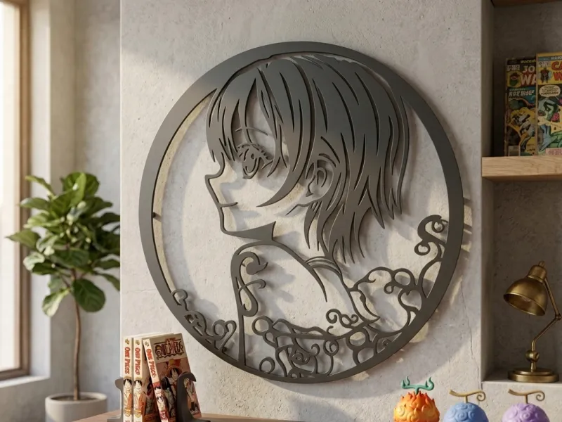 Silueta redonda de Nami de Onepiece
