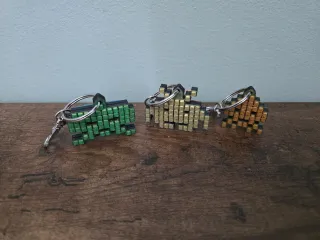 Space Invanders Keychain