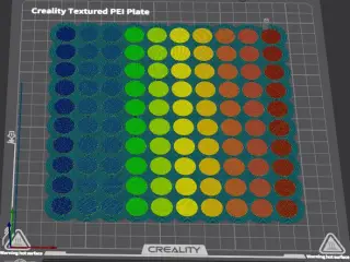 Ironing Calibration test