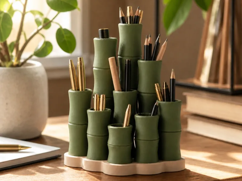 Bamboo Organizer - Modern Decorative Storage Solution