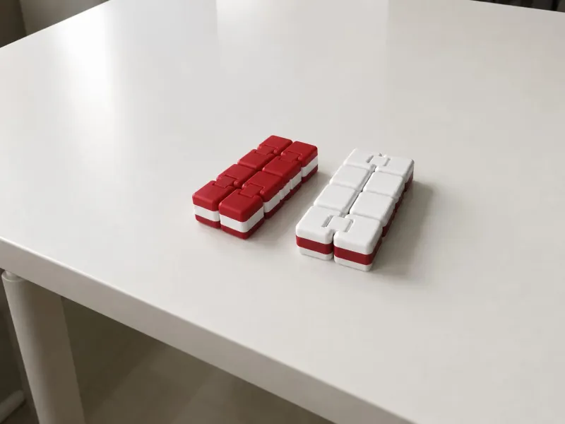 Infinity Cube, 2-Color, 6.5 cm, Excellent Grip