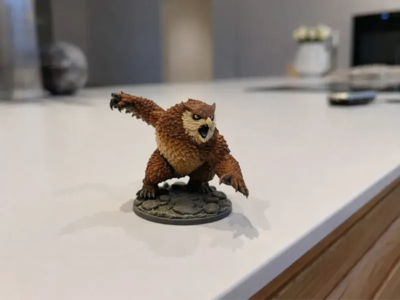 Attacking Owlbear - DND monster