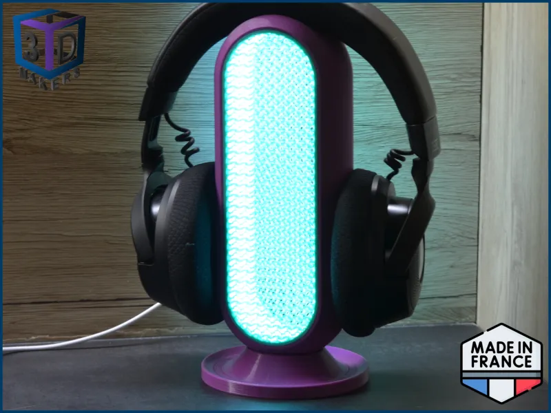 Capsule Lamp Headphone Stand