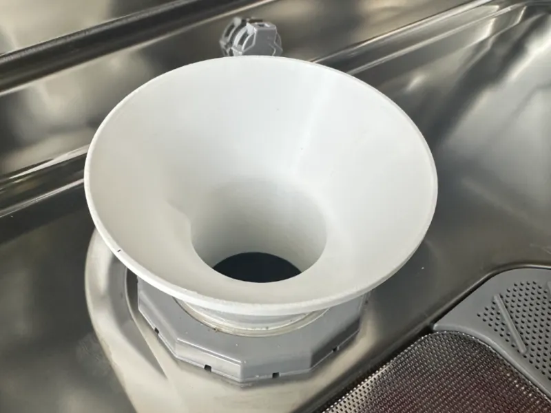 食洗機用塩投入漏斗