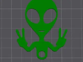 ALIEN KEYRING